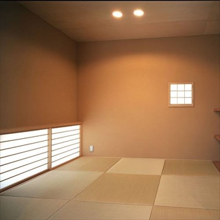 市松模様の琉球畳のある和室